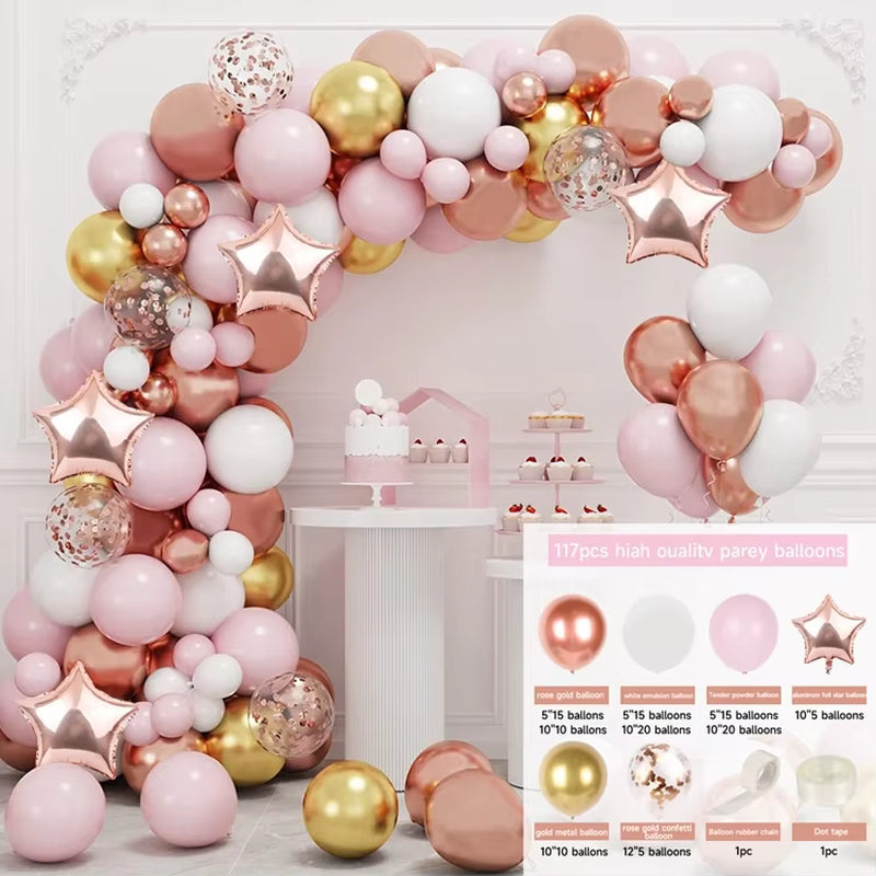 82 PCS Macaron Balloon Garland Arch