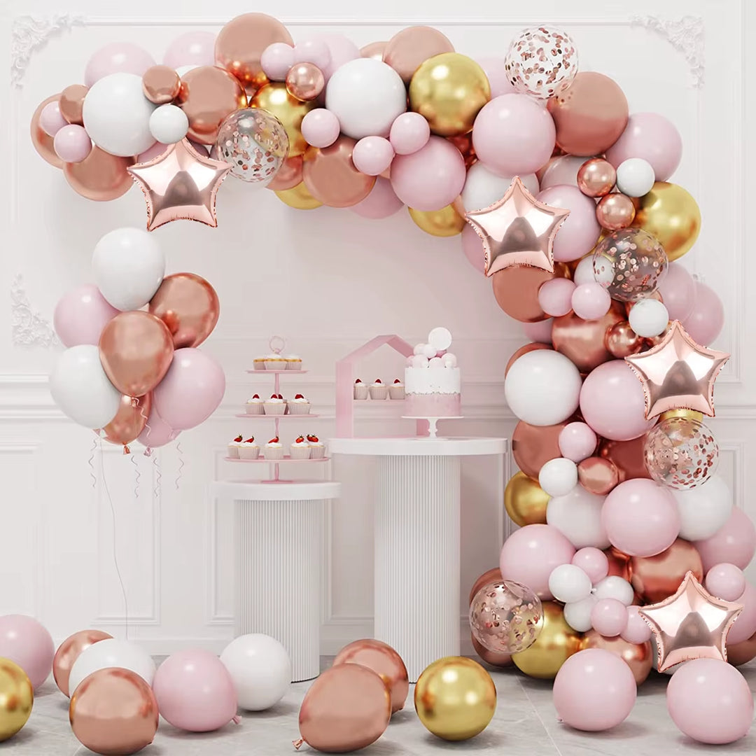 82 PCS Macaron Balloon Garland Arch