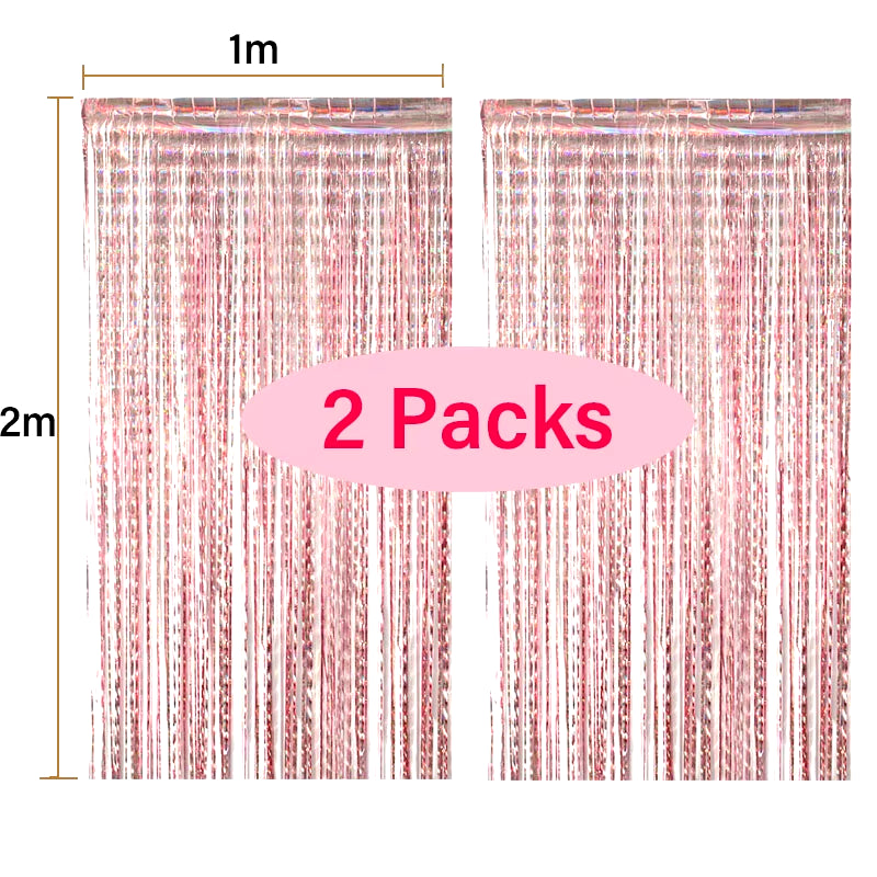 2 Pack Foil Backdrop Decorations For All Occasions