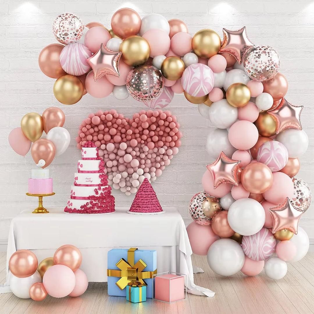 82 PCS Macaron Balloon Garland Arch