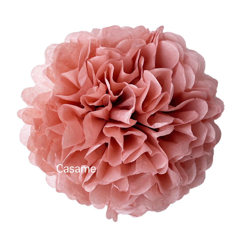 5pcs Tissue Paper Pompoms Flower Balls 12" for Baby Shower, Wedding, Festival