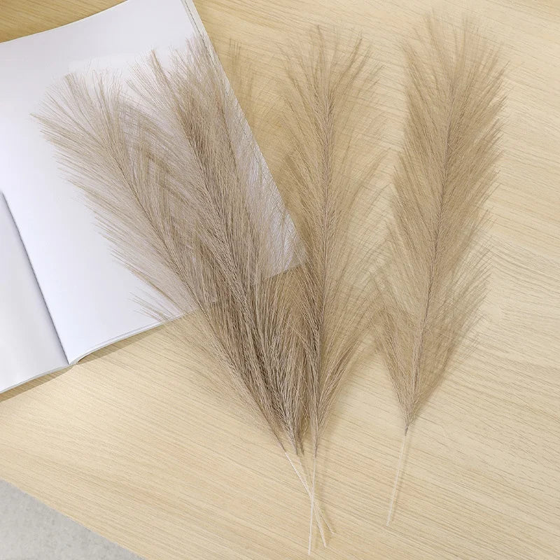 10PCS Pampas Grass Artificial Flowers DIY  Boho Home Wedding Party Decor