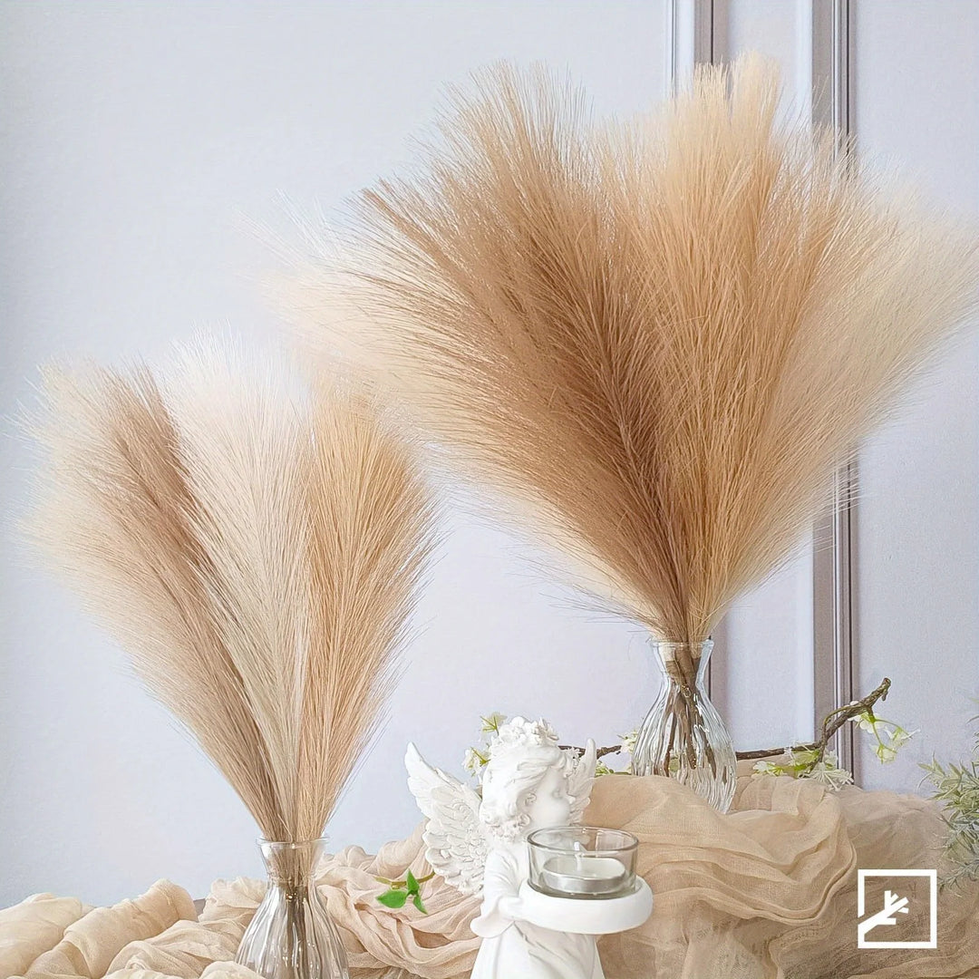 6PCS Artificial Pampas Grass Decor for Wedding Birthday Home Christmas Decoration