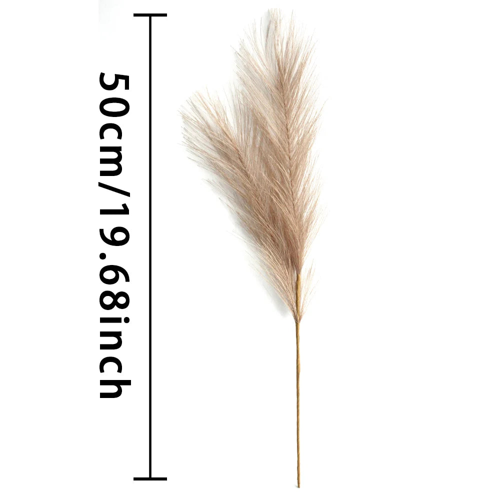 6PCS Artificial Pampas Grass Decor for Wedding Birthday Home Christmas Decoration