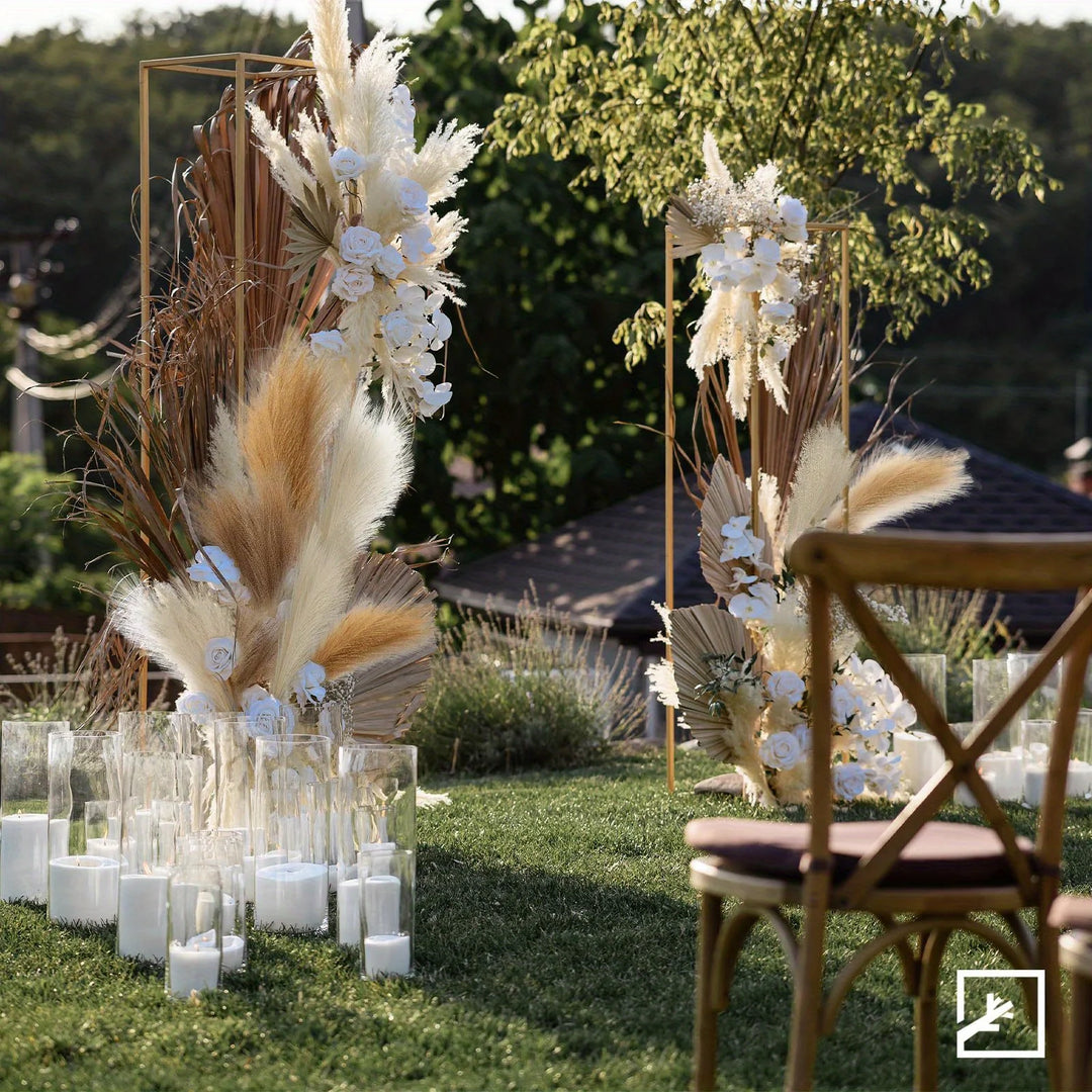 6PCS Artificial Pampas Grass Decor for Wedding Birthday Home Christmas Decoration