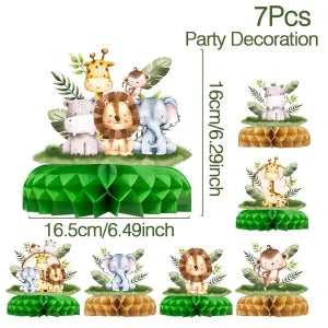 Complete Jungle Animal Birthday Party Decoration