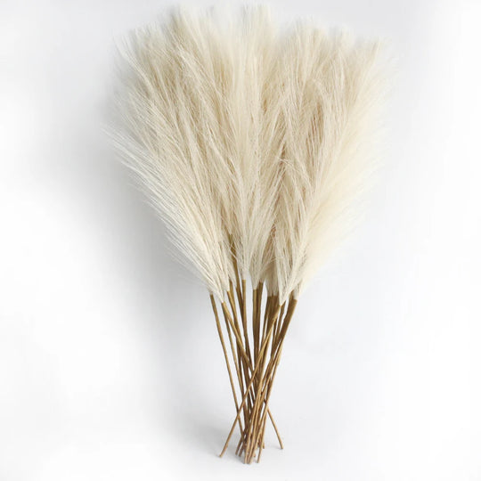 6PCS Artificial Pampas Grass Decor for Wedding Birthday Home Christmas Decoration