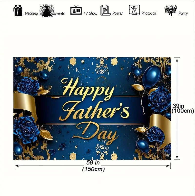 1pc Father's Day Banner - 100x150cm