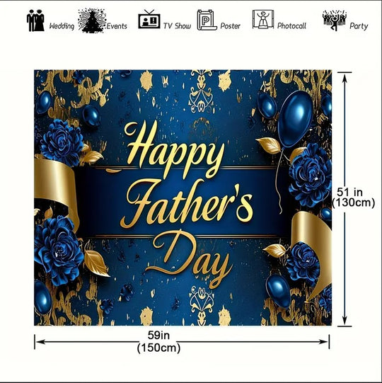 1pc Father's Day Banner - 100x150cm