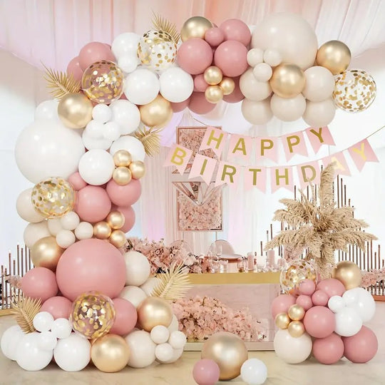 160-Piece Pink Balloon Garland Arch Kit