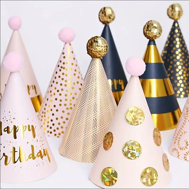 12pcs, Disposable Party Hat