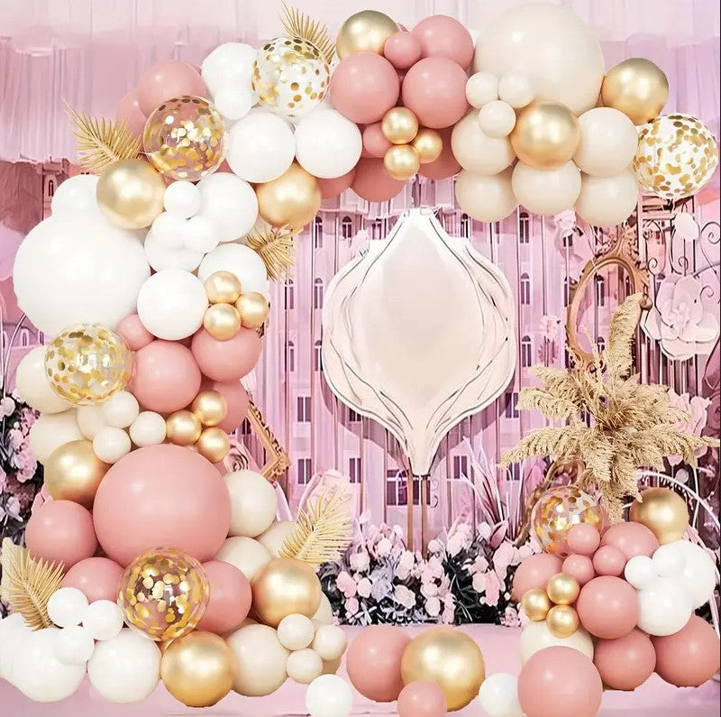 160-Piece Pink Balloon Garland Arch Kit