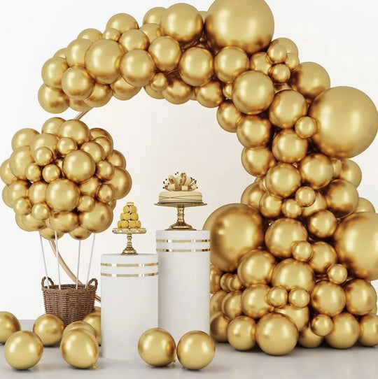 92 PCS Metallic Balloons Garland Decor