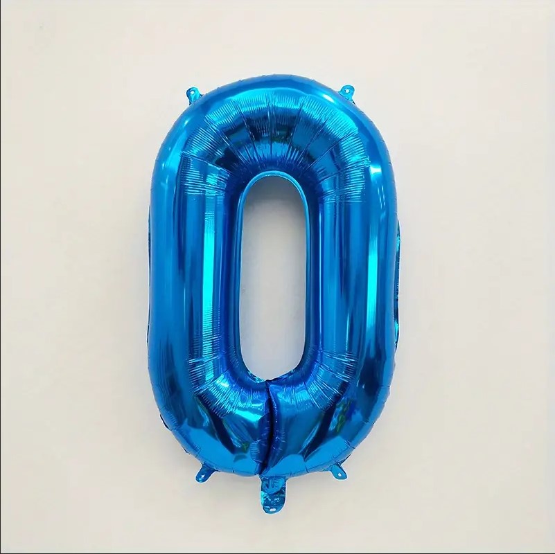 32-Inch Blue Number Balloons