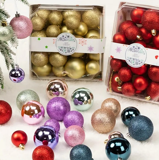 42pcs Ornament Set Christmas Balls