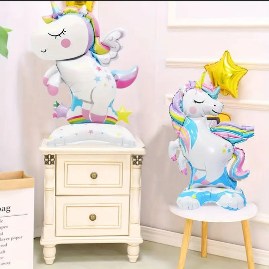 2 Pack Adorable Unicorn Foil Balloons