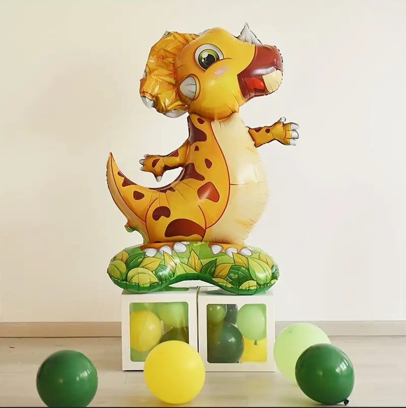 3pcs, Dinosaur Foil Balloons, Forest Theme Party