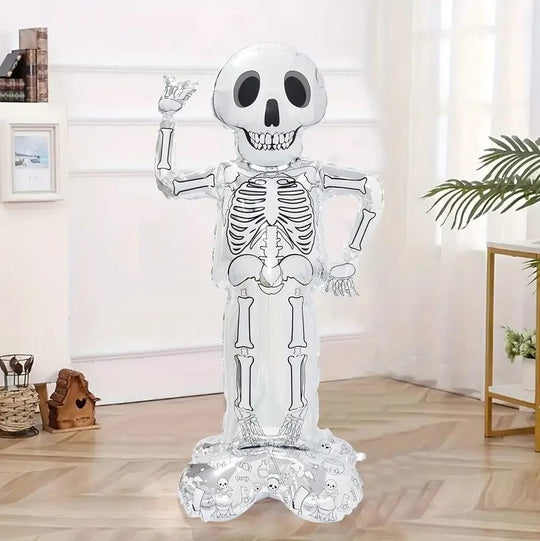 61-Inch Skeleton Foil Balloon Festive Halloween