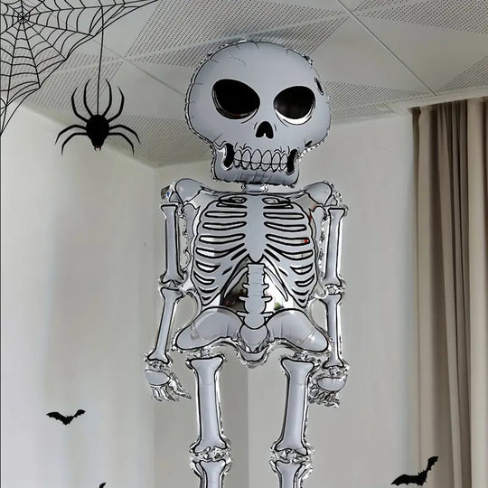 62-Inch Skeleton Foil Balloon Festive Halloween