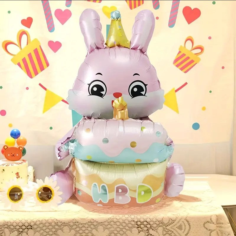 1pcs Cute Rabbit Birthday Party Balloons