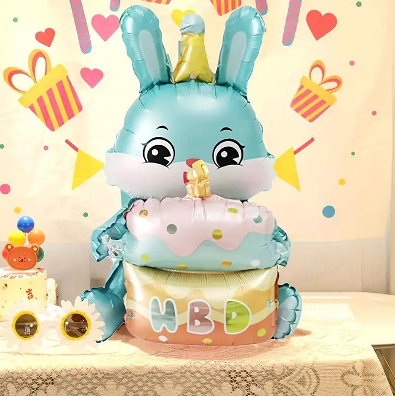 1pcs Cute Rabbit Birthday Party Balloons