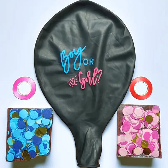 1pc Balloon 36" with Confetti for Gender Reveal Party