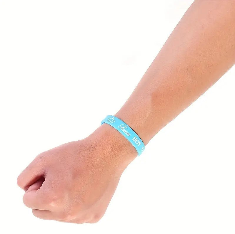 36 Pack Bracelets Team Boy & Team Girl for Gender Reveal Party