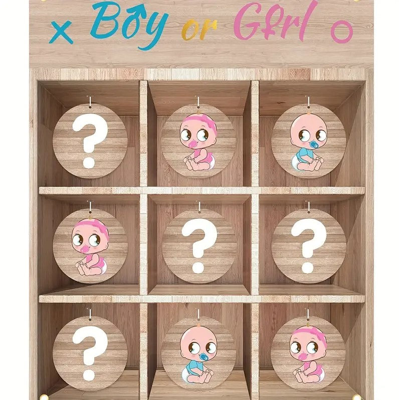 Gender Reveal Party Board Game Set 145*115mm