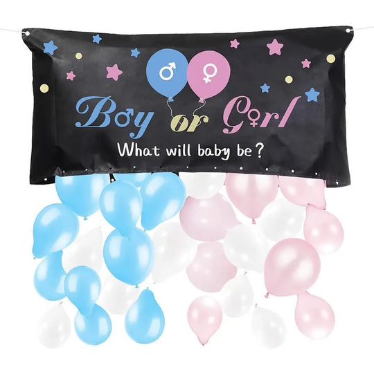 1PC Gender Reveal Balloon Drop Bag Boy Or Girl