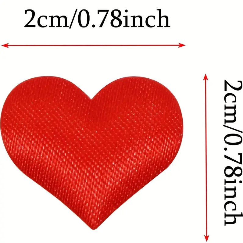 100pcs Red Heart Valentine's Day Decor