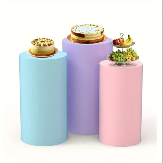 3pcs Three-color Cylinder Cover Set