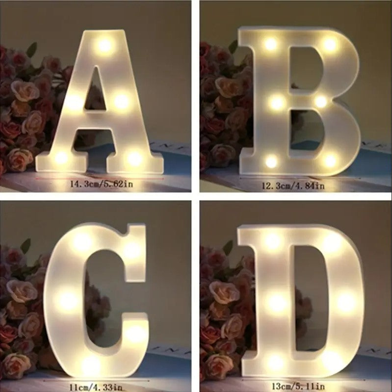 1pc Alphabet Letter LED Light