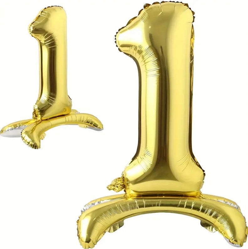 1pc Golden Foil Number Balloon 32