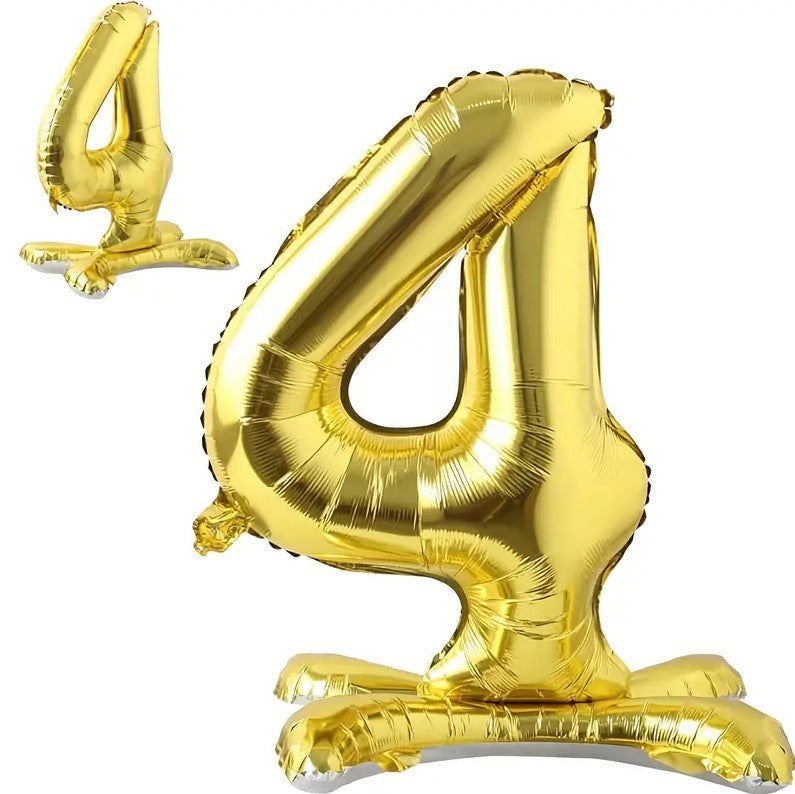 1pc Golden Foil Number Balloon 32