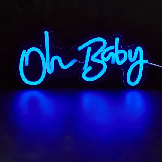 LED Neon Sign Oh Baby Letters