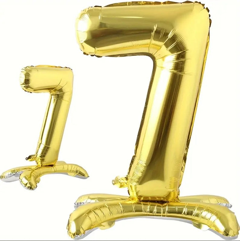 1pc Golden Foil Number Balloon 32