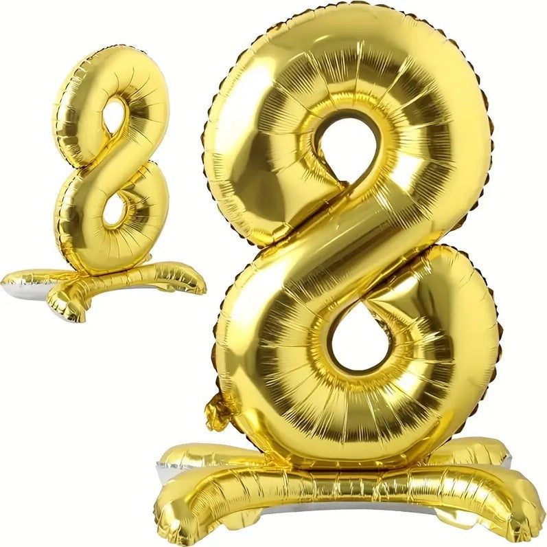 1pc Golden Foil Number Balloon 32