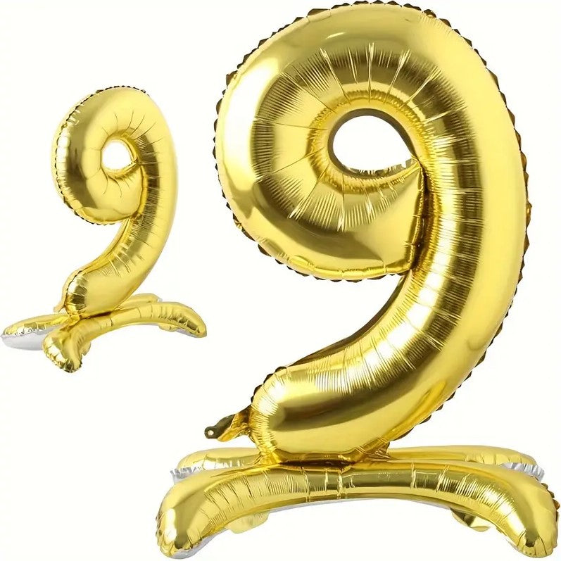 1pc Golden Foil Number Balloon 32