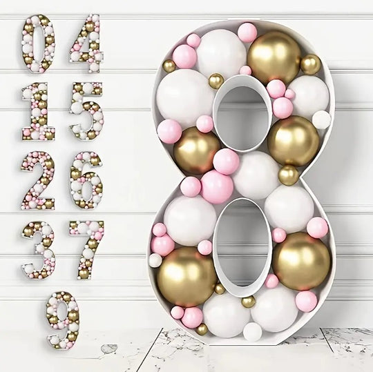 1 PC Balloon Frame 36" for Birthday, Anniversary, Baby Party (balloons not included)