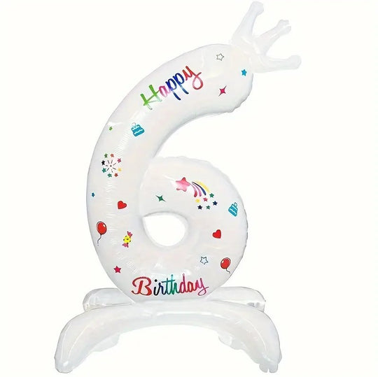 1pc Happy Birthday Number Balloon 32" for Birthday, Anniversary party