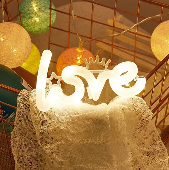 1pc LED LOVE Bouquet Lamp for Valentine's Day Gift