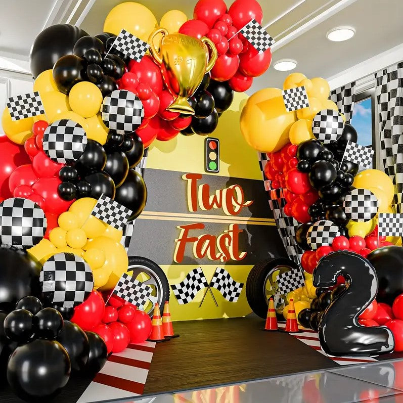 217 PCS Cars Theme Decor