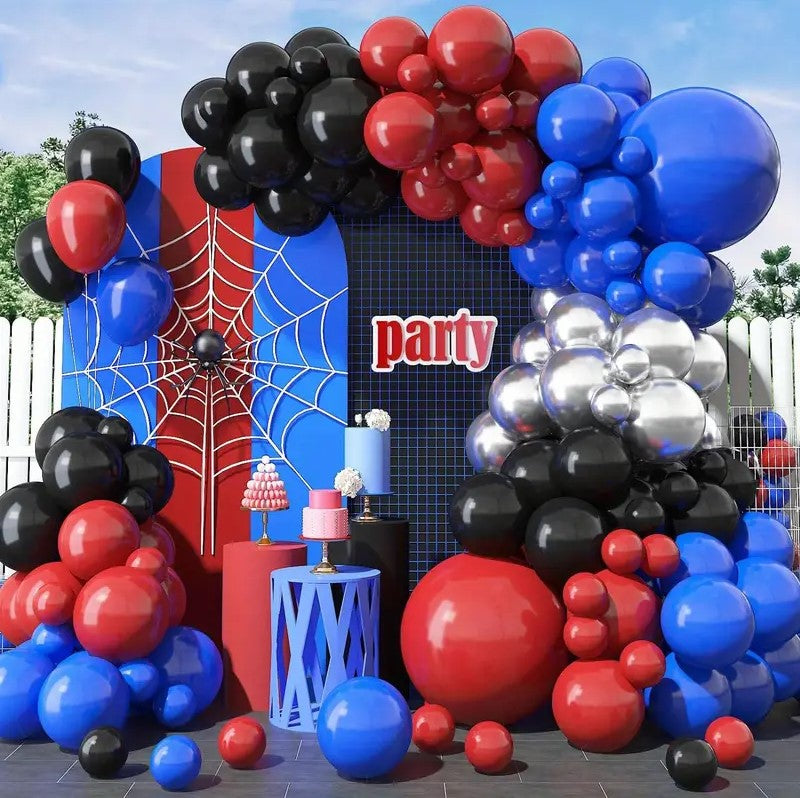 205 PCS Spider-Man Hero Theme Decor