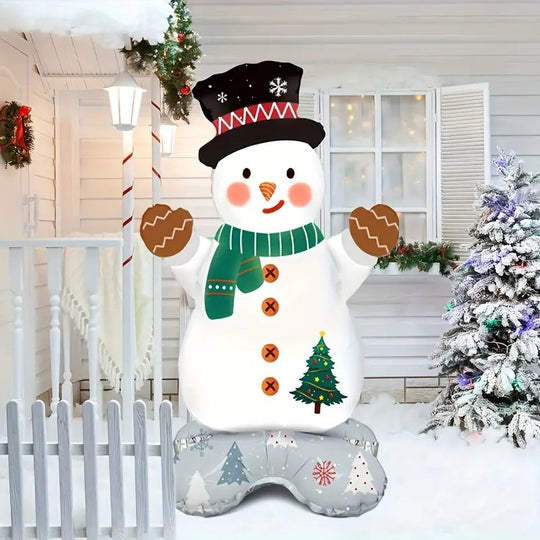 1PCS Snowman Aluminum Film Balloon 47"