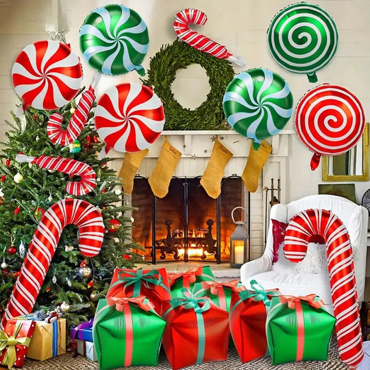 32 Pack Christmas Inflatable Decoration Set