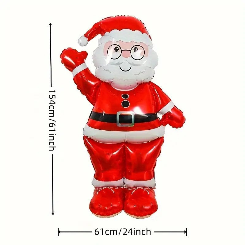 1PCS Christmas Santa Claus Balloon 61"