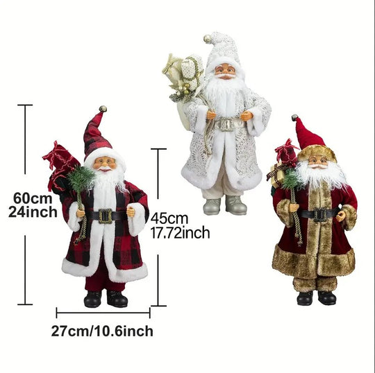 1PCS Santa Claus Figurine Christmas Decor 24"