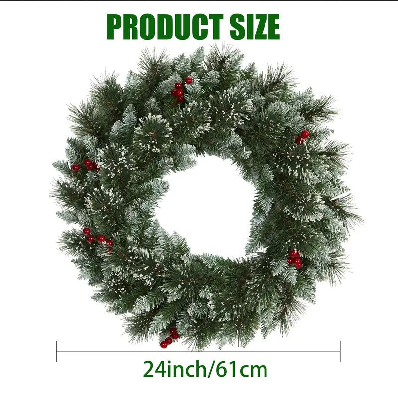 Classic Christmas Wreath 24 Inch