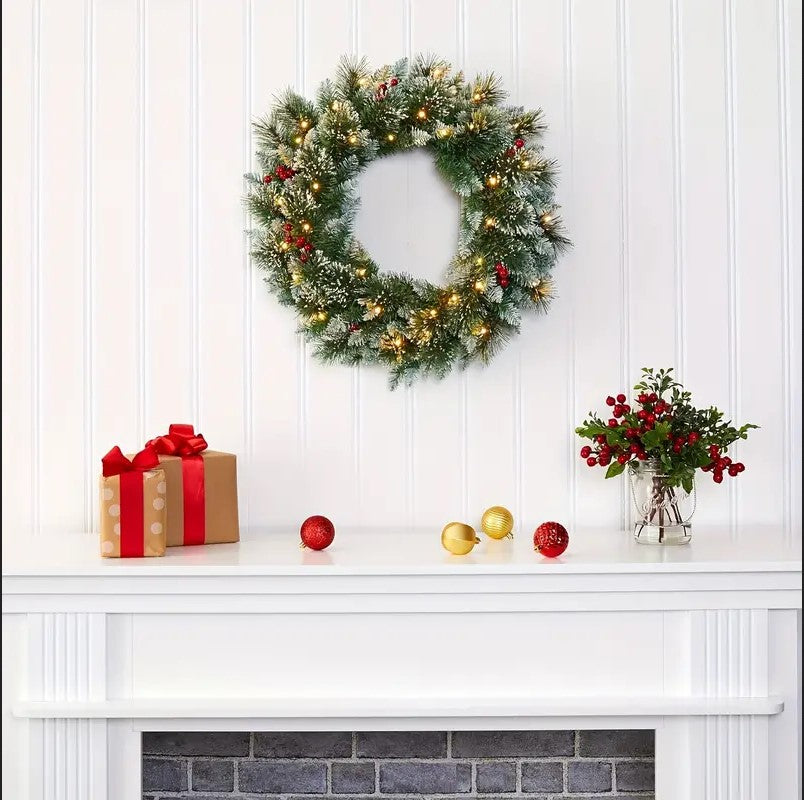 Classic Christmas Wreath 24 Inch