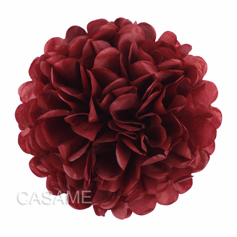 5pcs Tissue Paper Pompoms Flower Balls 12